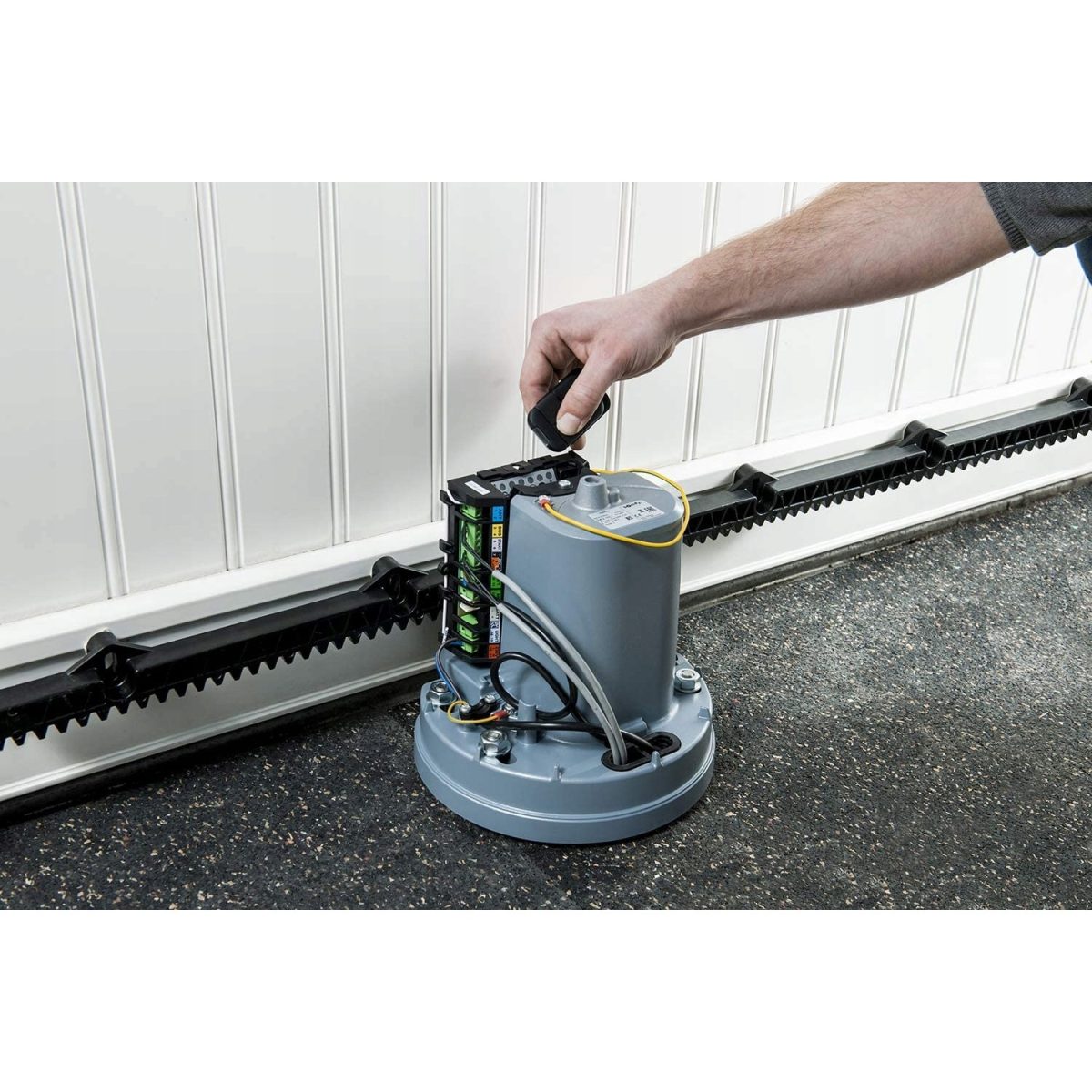 Kit automatizare pentru porti culisante Somfy FreeVia 400, Radio RTS, Control telecomanda / unitate Tahoma, Protectie IP44 - imagine 5