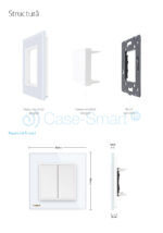 Priza blank/goala Livolo cu rama din sticla - imagine 3