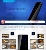 Telecomanda cu Touch Screen Livolo din sticla - imagine 3