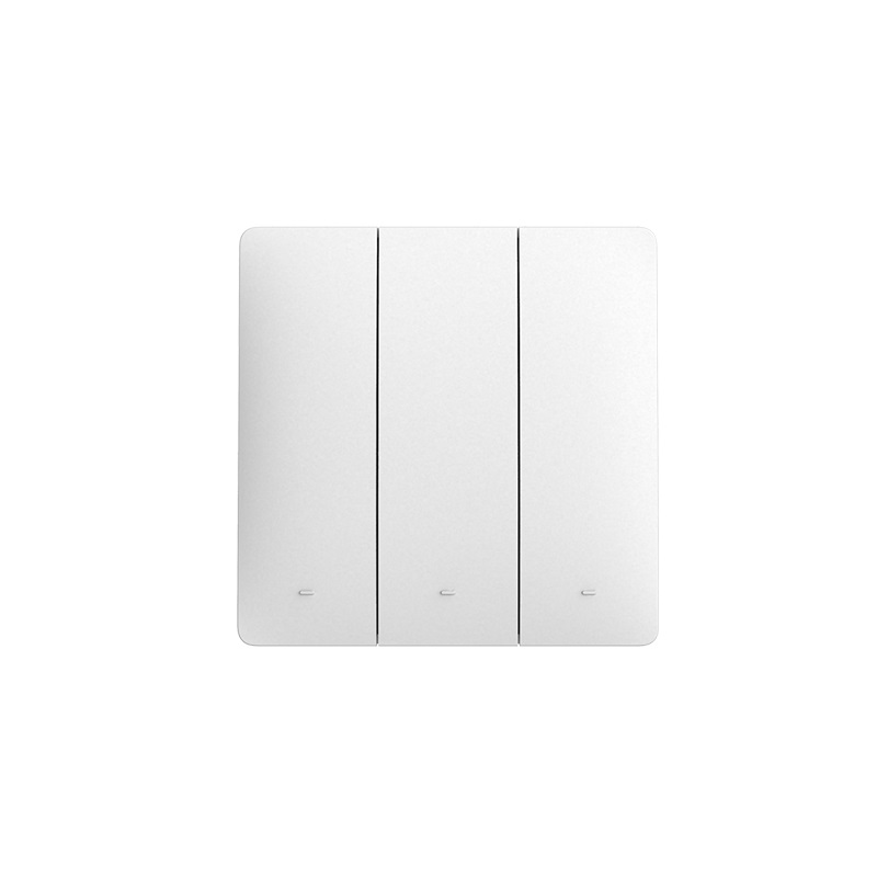 telecomanda-tip-comutator-triplu-alb.jpg Telecomanda Tripla Tip Comutator, Auto-Alimentata LUXION - imagine 1