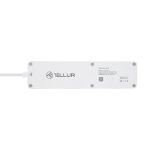 Prelungitor inteligent Tellur Wireless, 3 Prize, 4 x USB, 2200W, Cablu 1.8m - imagine 4