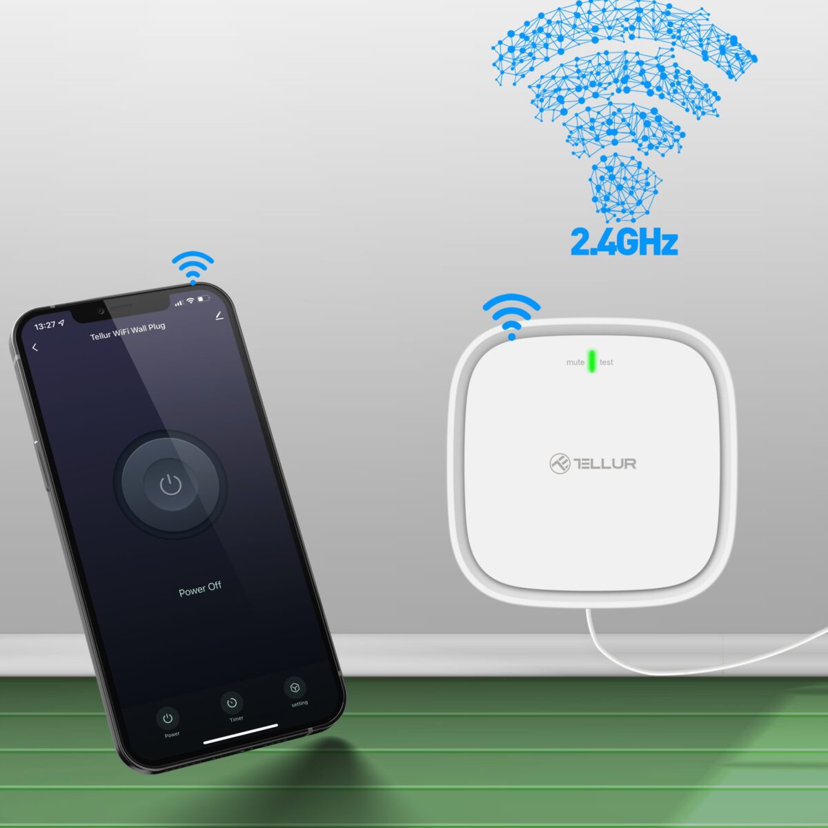 Senzor de gaz Tellur, Conexiune Wi-Fi, 2.4 GHz, Alarma, Notificari - imagine 6