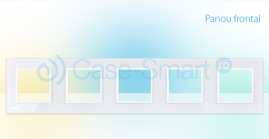 Rama cvintuplu din sticla Livolo