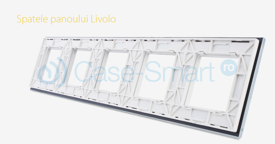 Rama cvintuplu din sticla Livolo