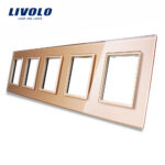 Rama cvintuplu din sticla Livolo