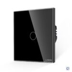 Intrerupator Simplu cu Revenire Curent Continuu 12/24V cu Touch din Sticla LUXION