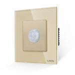 Lampa de Veghe cu Senzor de Miscare LUXION cu Rama din Sticla